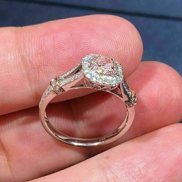 2Ct Round Cut Lab-Created Sapphire Halo Engagement Ring 14K White Gold Plated