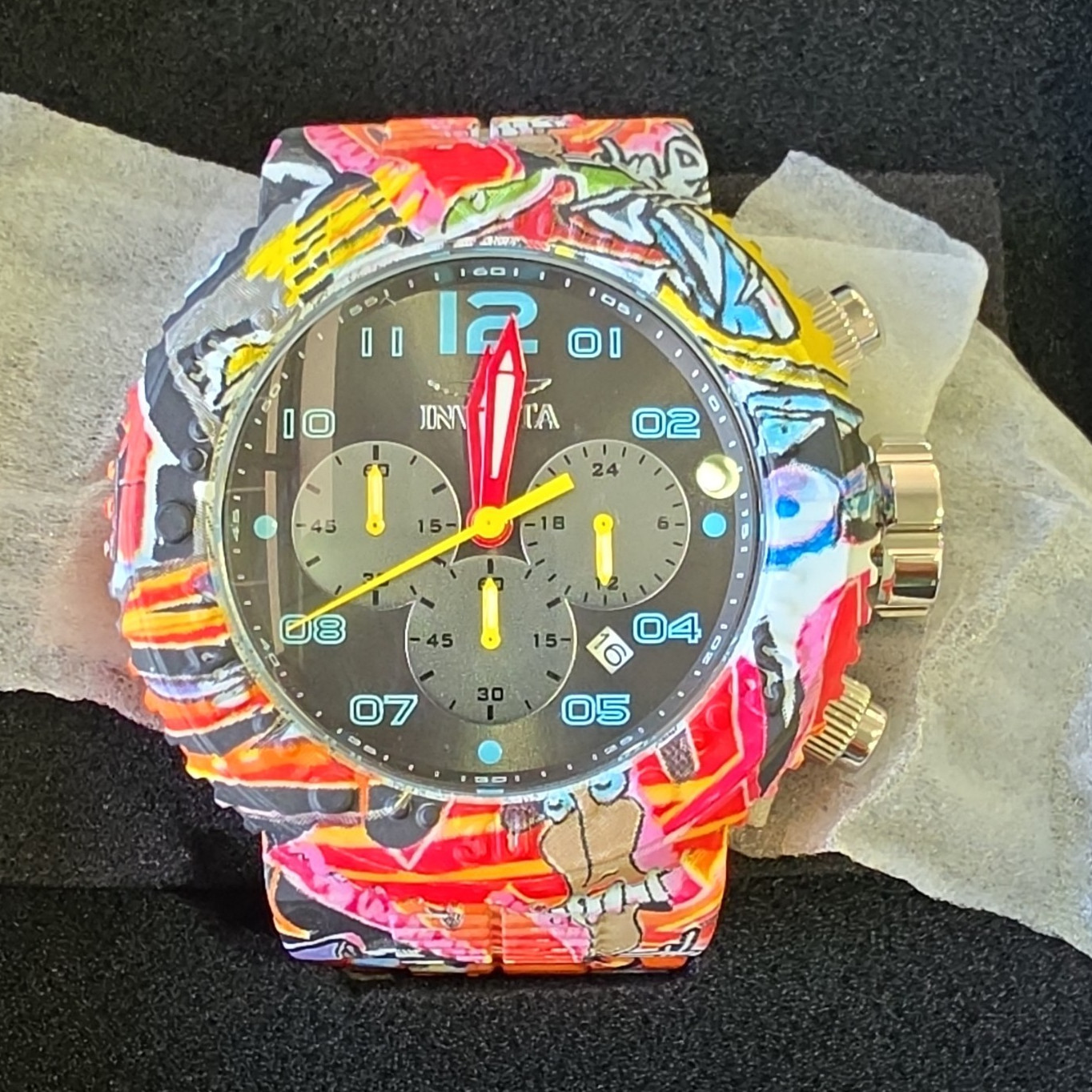 Invicta Pro Diver Muralia Men’s Watch – 52mm, Steel, Aqua Plating