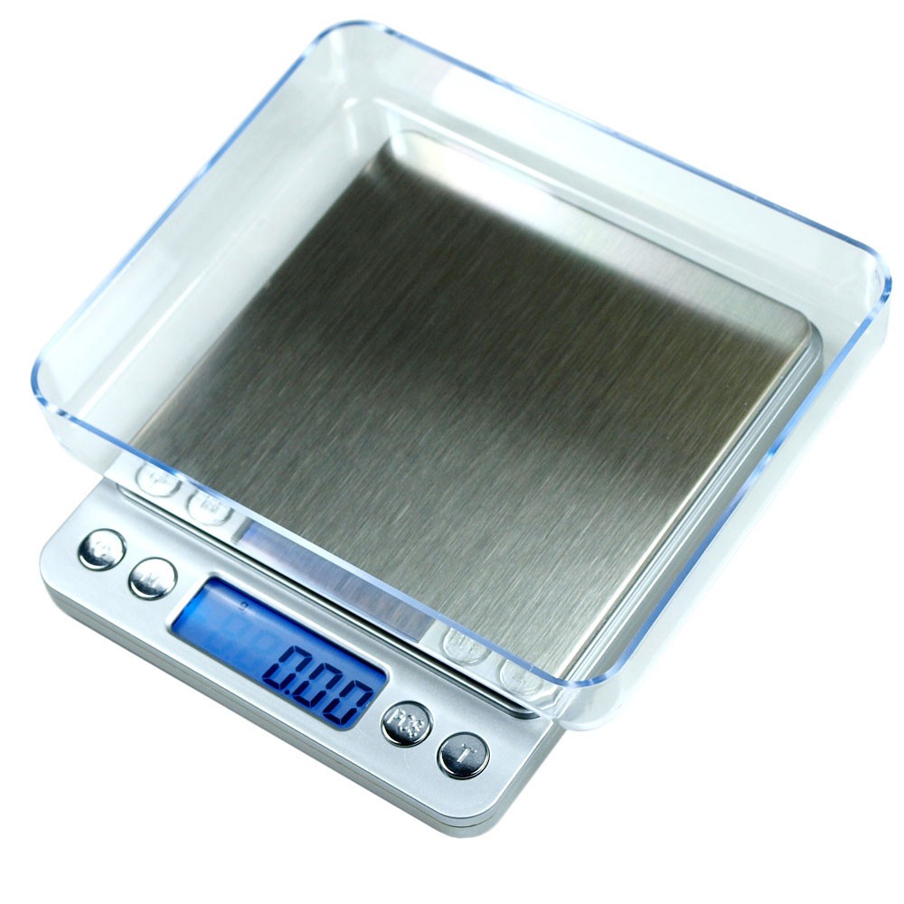 ACCT-500 500g x 0.01g Digital Scale Precision Weighing Counting Scale/Tray Black