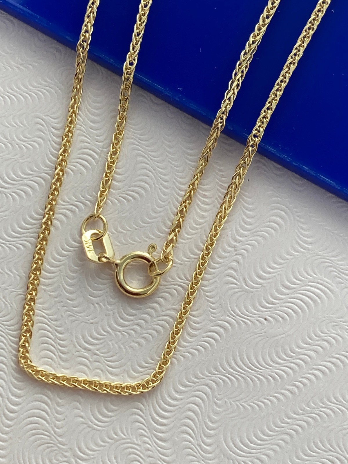 14k gold box necklace solid 14kt gold box chain yellow gold rose gold white gold