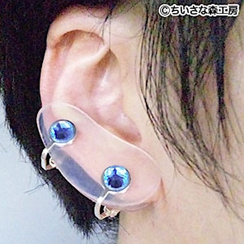 Easily Clip-On Keloid Pressure Earring Silicone Inside, Earlobe Shape,Japan Made