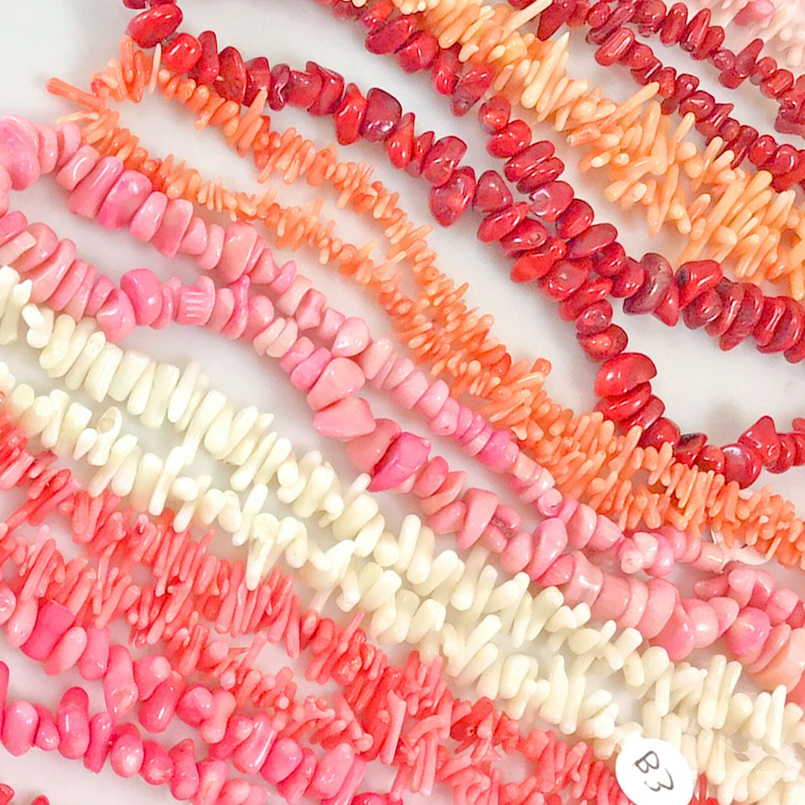 Bamboo Coral Small Branch Beads 5-15mm 15″ Jewelry Supplies Nugget Chips Beads