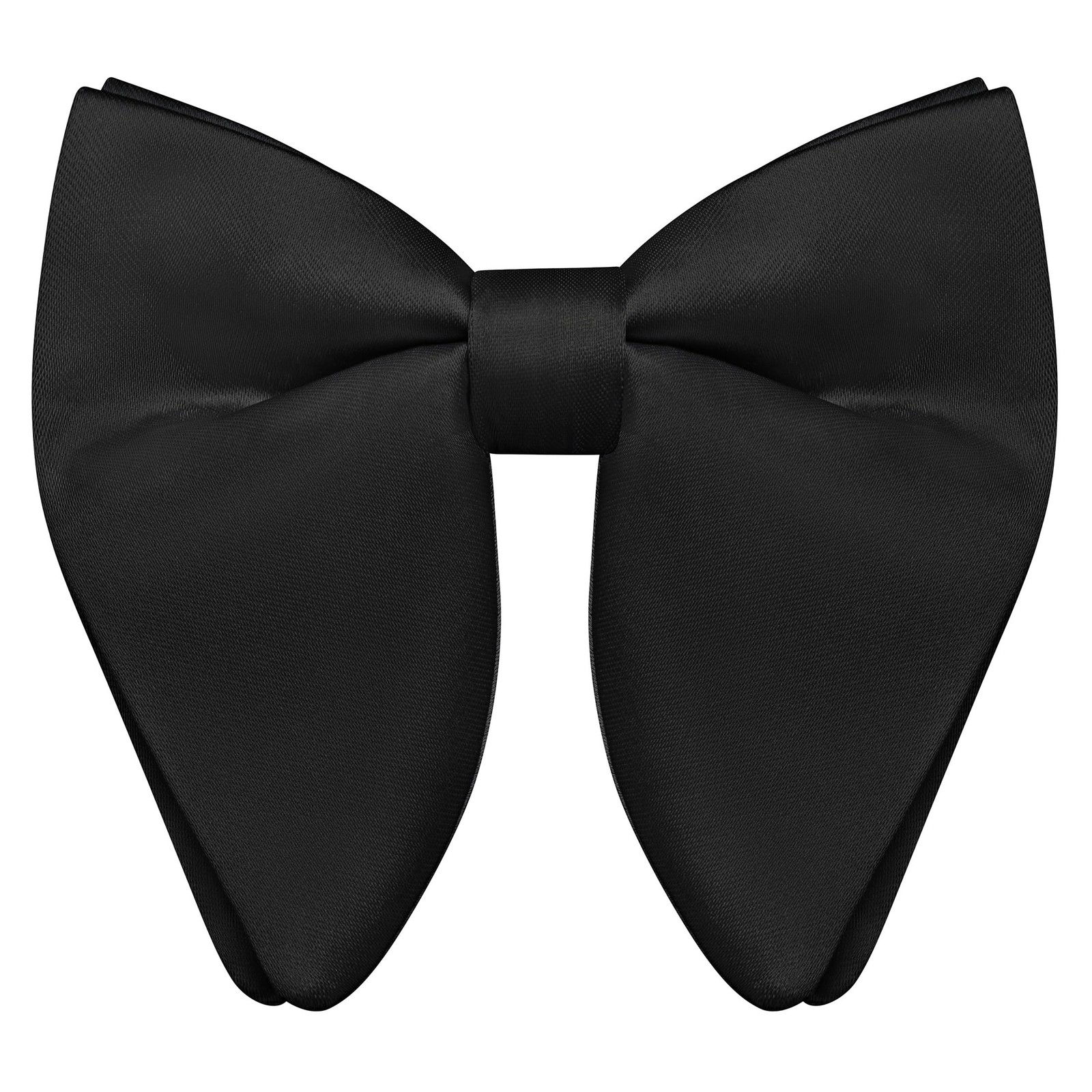 Branduce Solid Color Oversize Pre-tied Bow Tie Quality Adjustable Tuxedo Bowt…