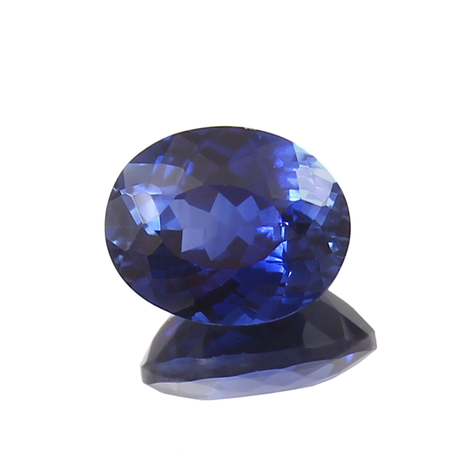 AAA Natural Flawless Ceylon Blue Sapphire Oval Loose Gemstone Cut 12×10 MM