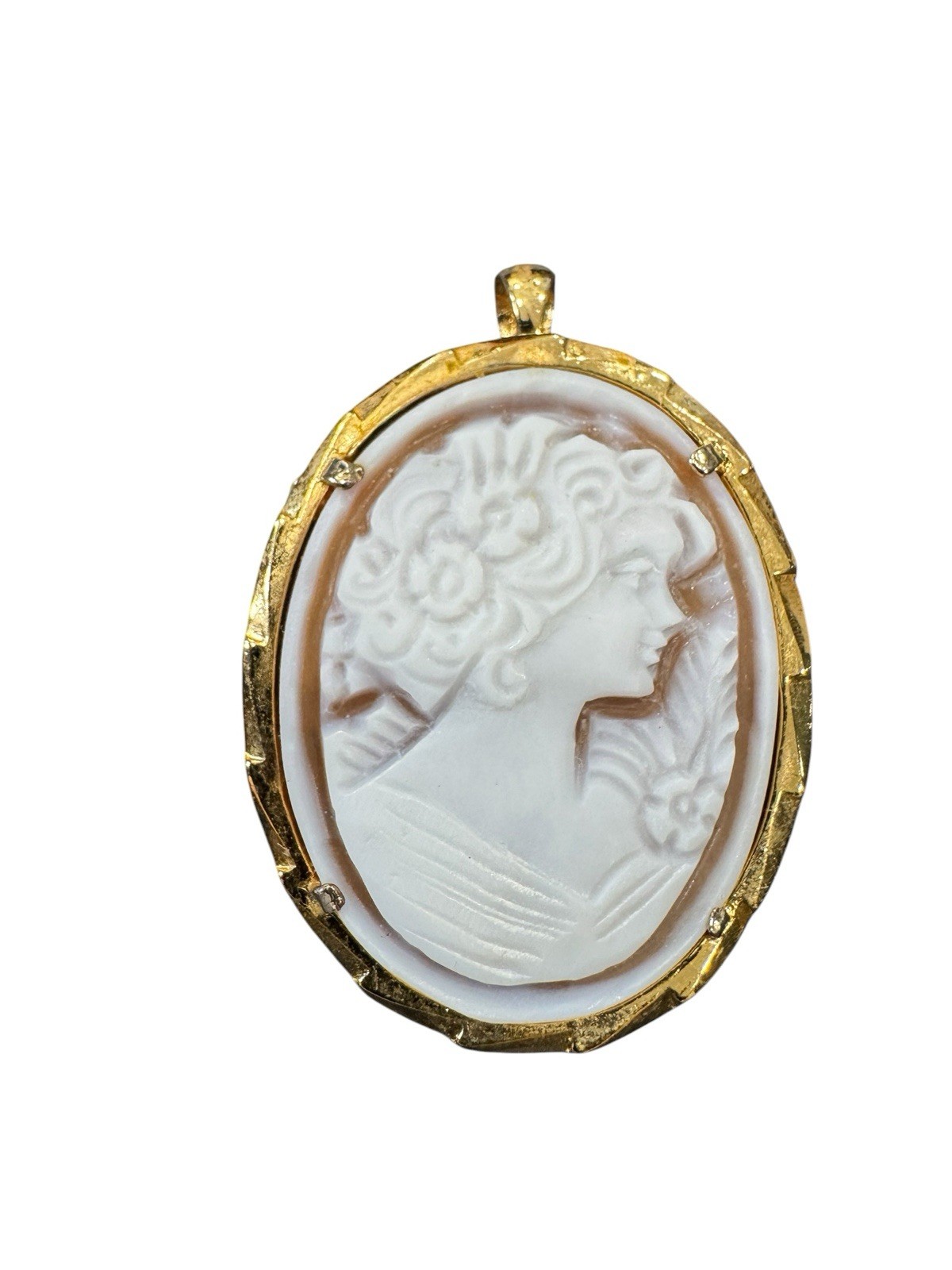 Vintage Cameo Pendant And Brooch