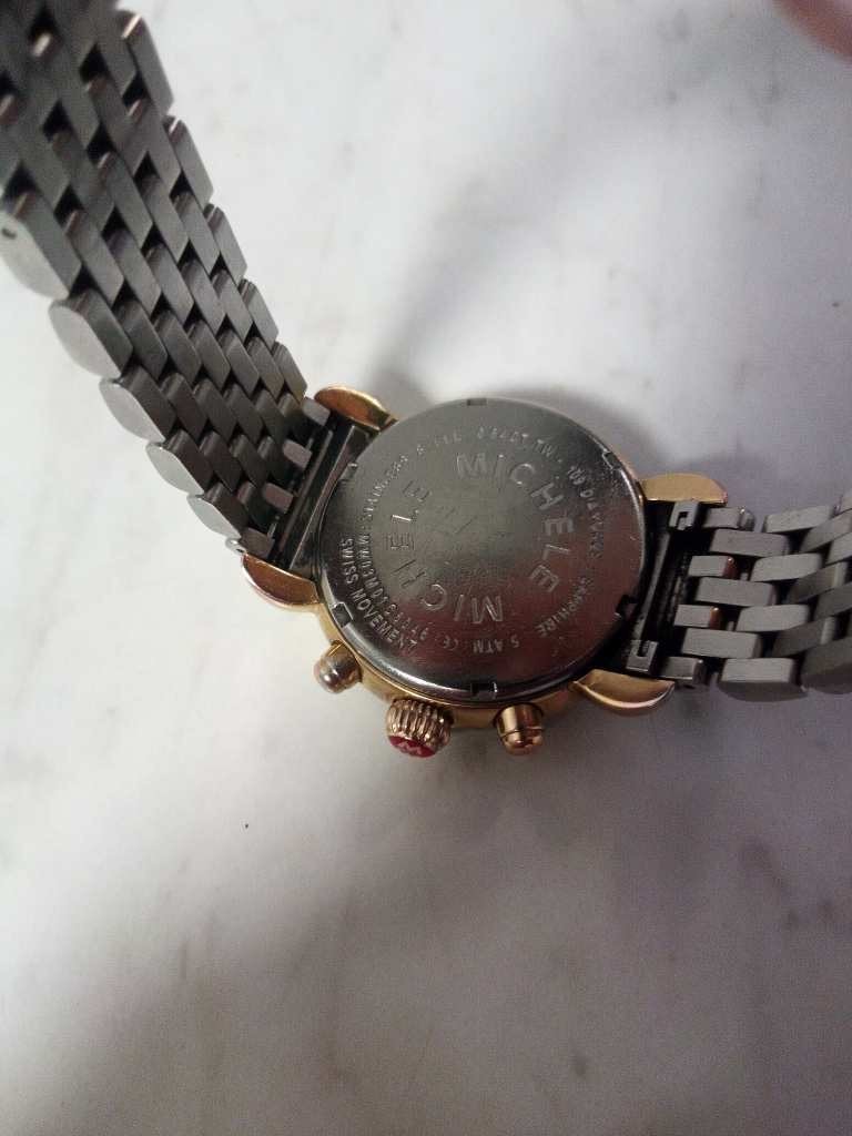 Great Condition Michele MW03M01C5046 CSX 36 Diamond Two Tone Women’s Watch