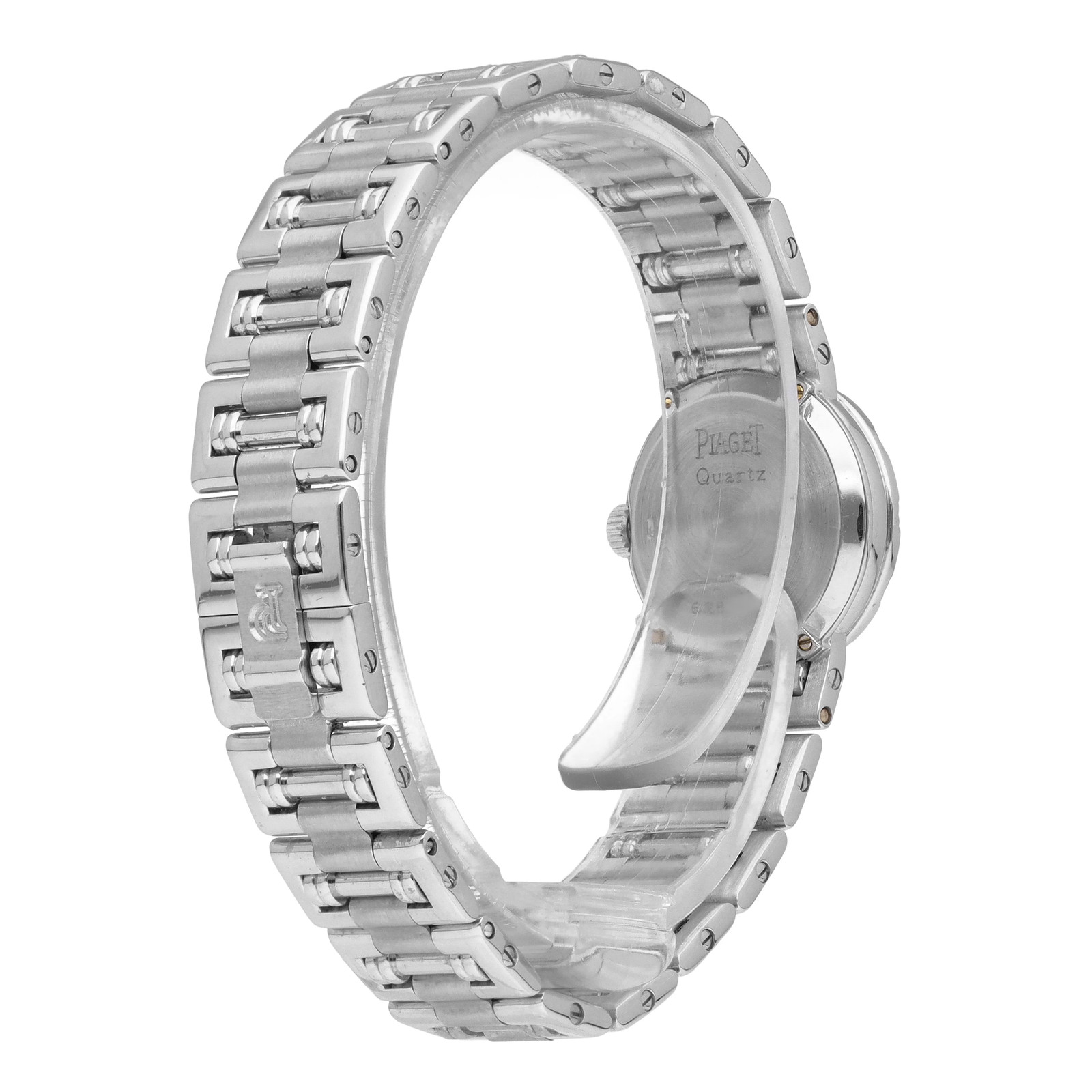 Piaget Mini Dancer 18k White Gold Silver Dial 19mm Quartz Ladies Watch 5964 K 81