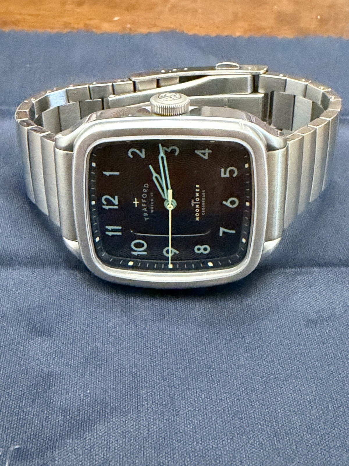 Trafford Watch Co. Crossroads Moon Tower Edition + Metal Bracelet
