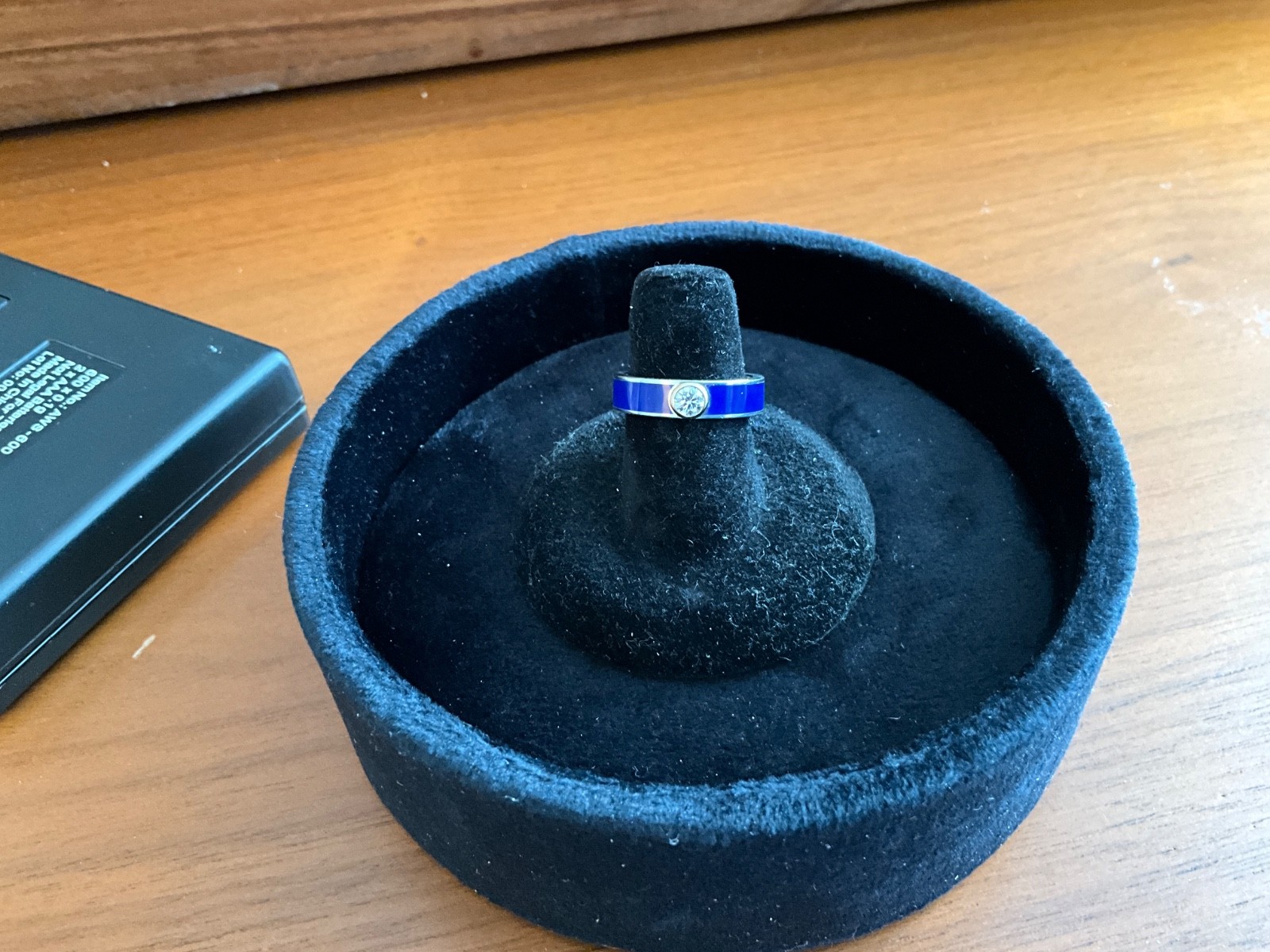 Vida SS Enamel and Lab Grown Diamond Ring