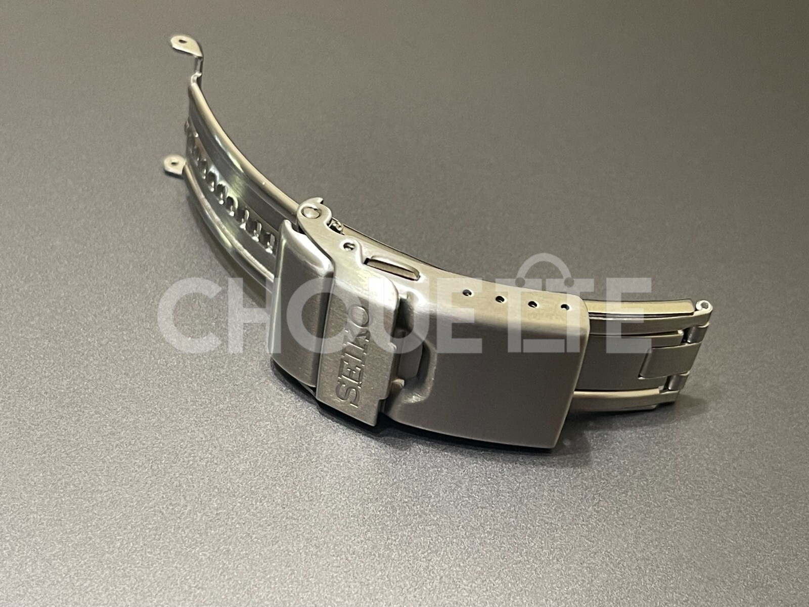 OEM Seiko 18mm MM300 Marine Master STAINLESS STEEL Clasp with DiaShield Coating