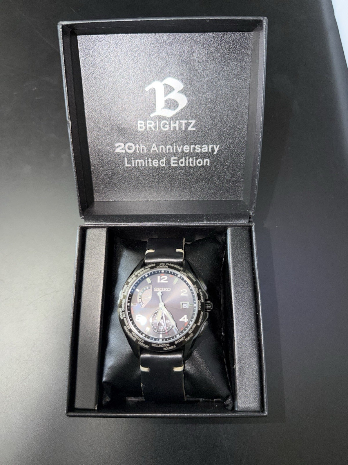 Seiko Brightz SAGA295 20th Anniversary Limited Edition 1000 Solar Radio JDM