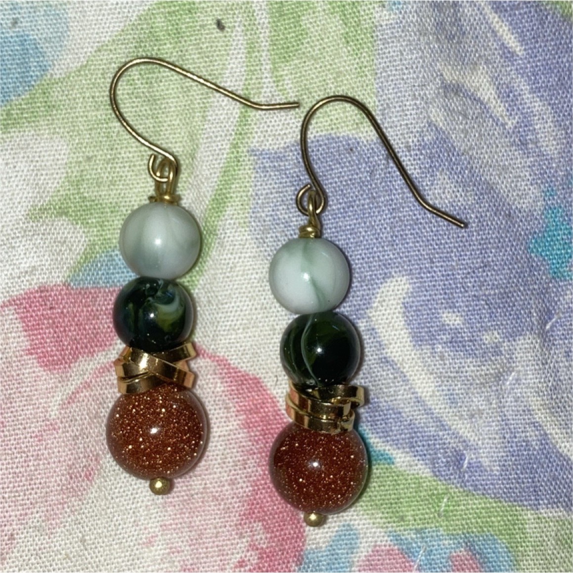 Handmade Bohemian Beaded Dangle Drop Earrings