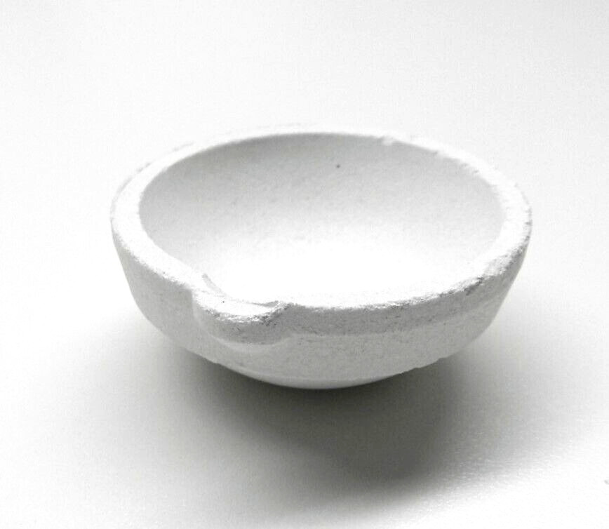 Melting Dish Crucible Cup Ceramic 2″ Silica Melt Jewelry 2oz Silver – 1oz Gold