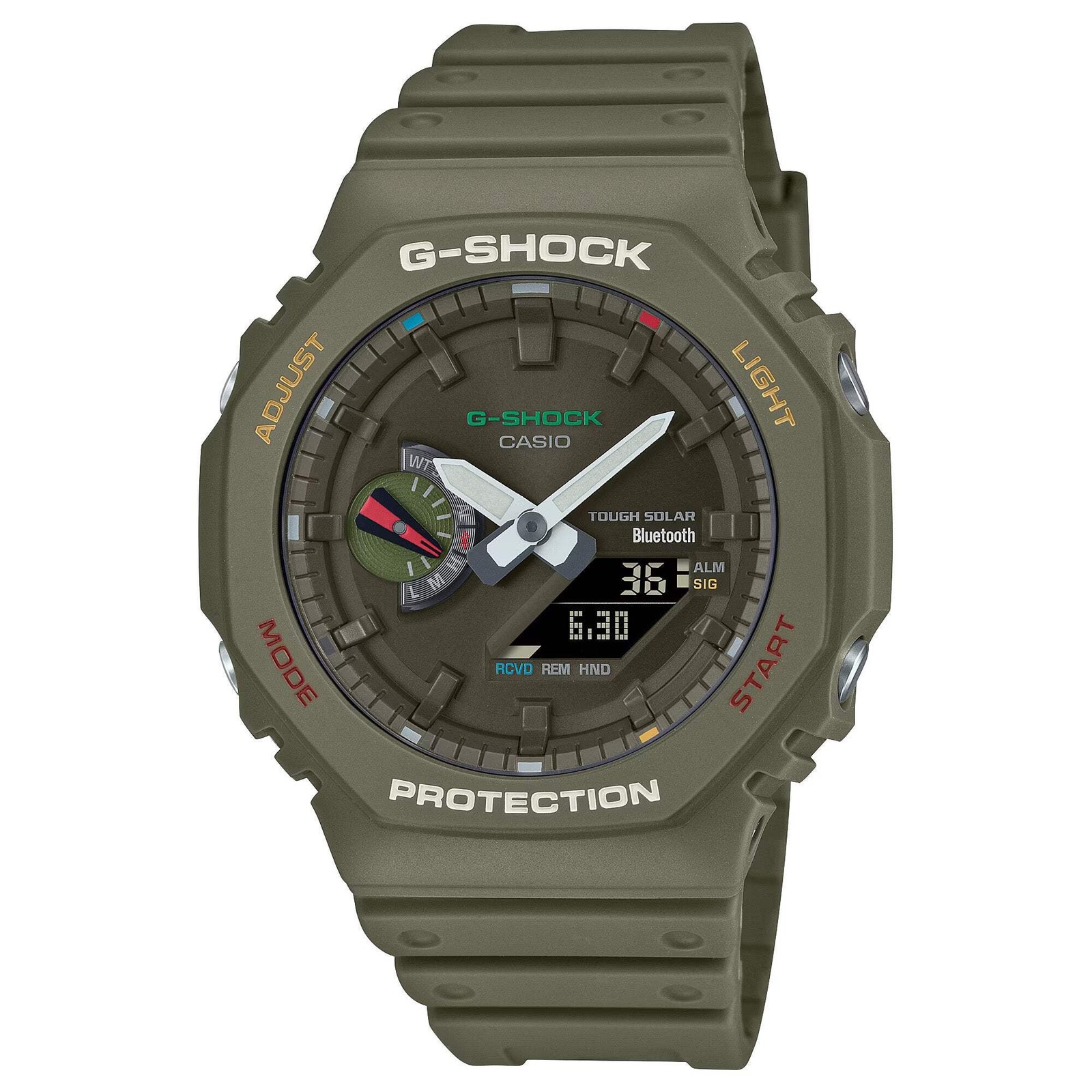 CASIO G-SHOCK GA-B2100FC-3A GREEN SOLAR BLUETOOTH A/D WATCH
