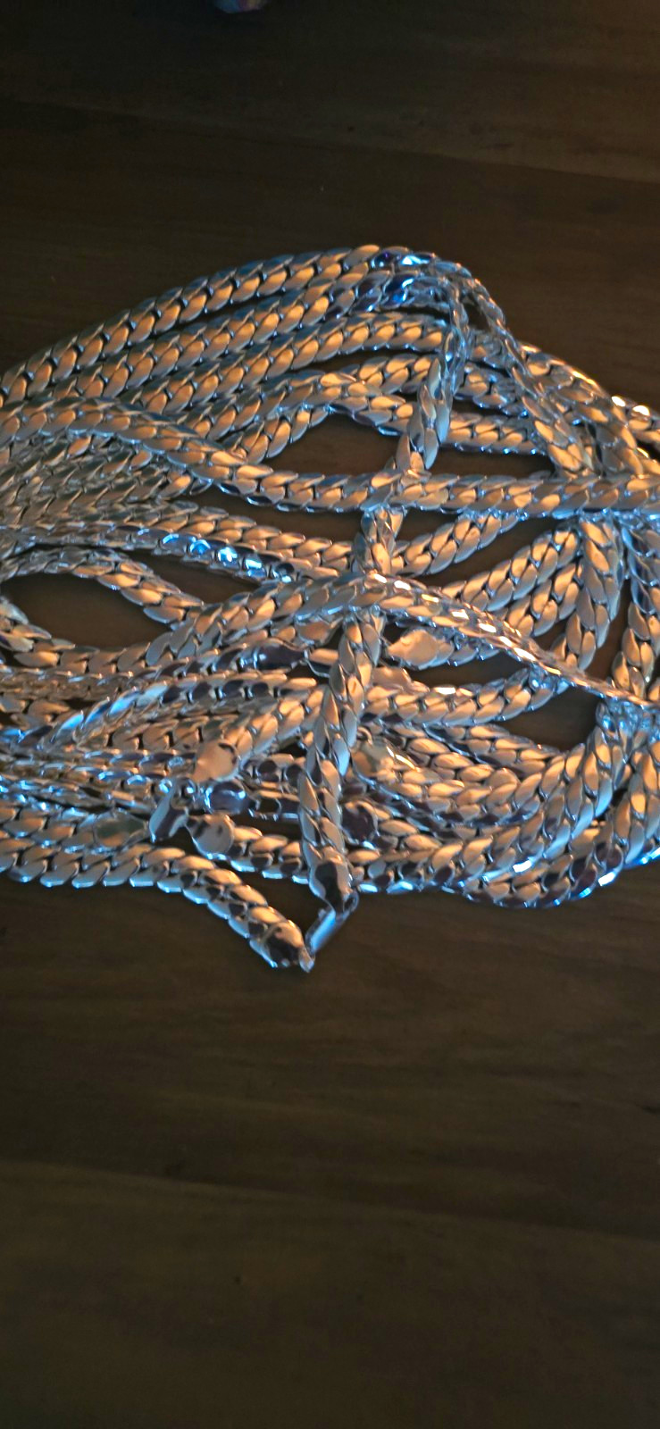 WHITE GOLD MIAMI CUBAN (Not Stamped) Thick 24in Premium Chain