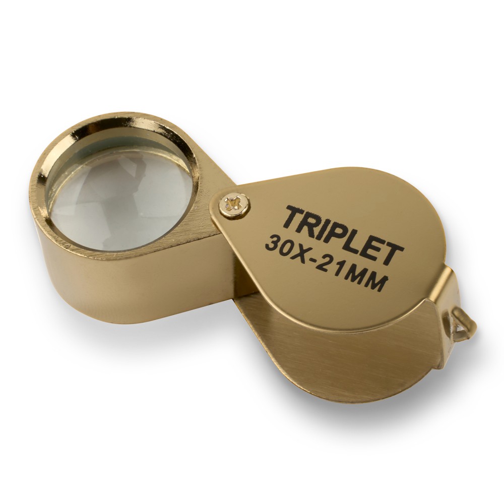 30X Jewelers Loupe Magnifier Pocket Magnifying Glass Coin Jewelry Loop Eye