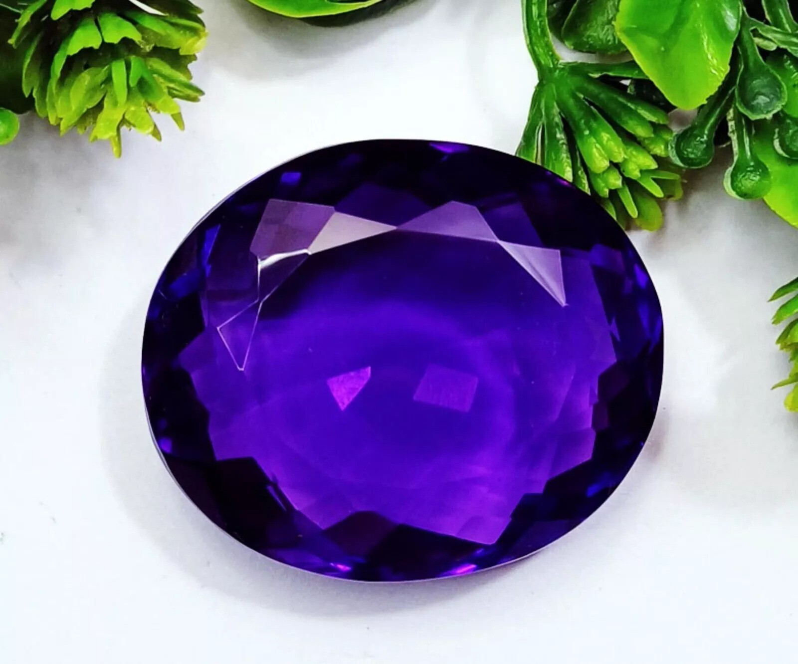 Violet Amethyst Huge 228-230 Ct Oval Cut Natural Loose EGL Certified Gemstone