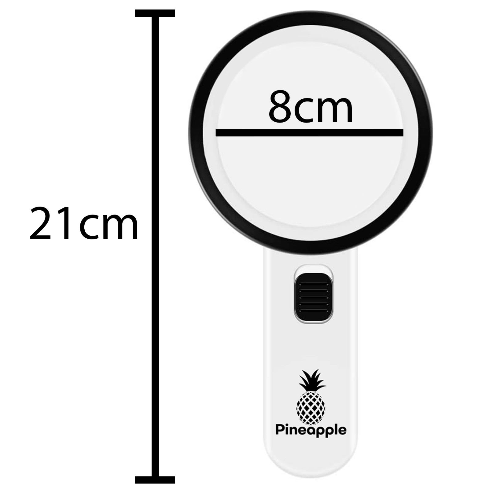 Magnifying Glass with Light 30X Handheld Magnifier Large Reading Aid LED Big