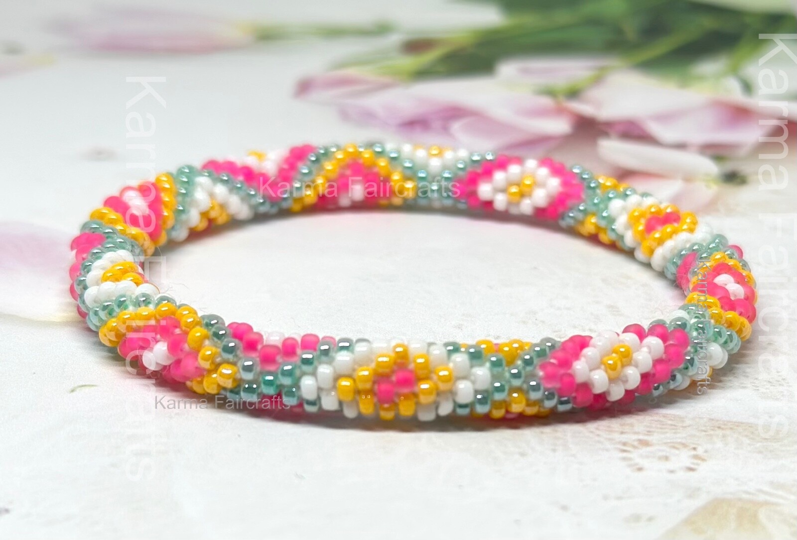 Nepal Beaded Bracelet Colorful Seed Beads Bracelets Hand Crocheted Buy2get1free