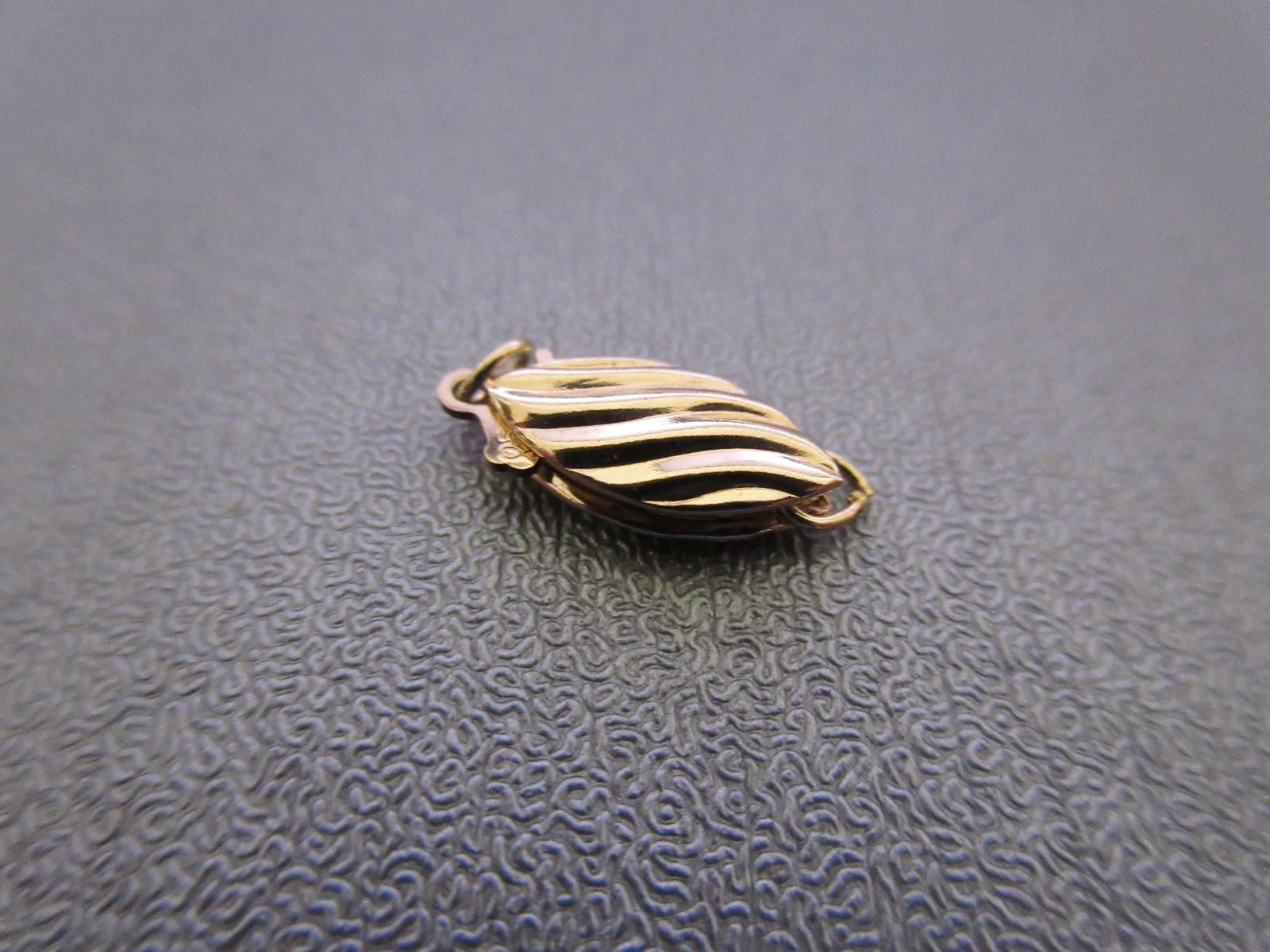 14K Gold Filled Brushed Fish Hook Clasp 1pc