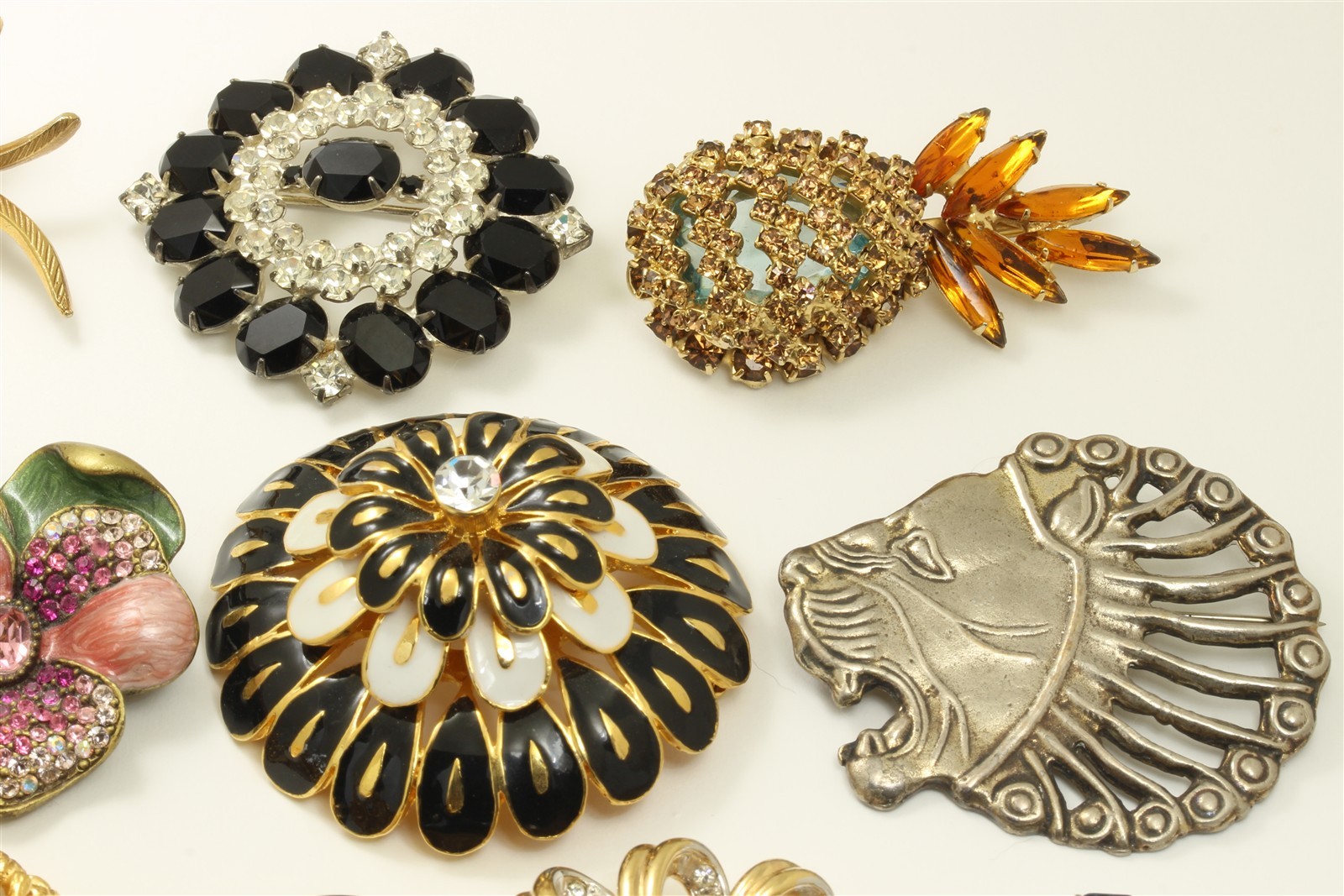 Vintage 20 Pc High End Designer Costume Jewelry Lot Jomaz Boucher Kramer Panetta