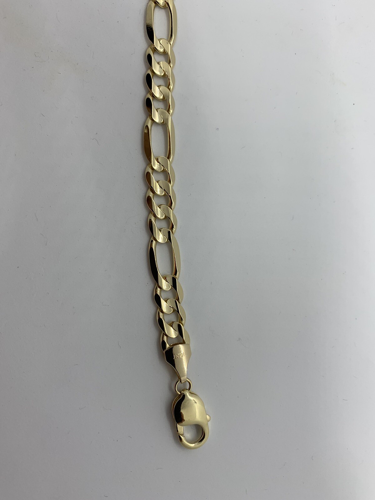 10K Solid Gold Figaro Link Chain Women’s/Men’s Necklace Chain 2mm-10.5mm 16-30″