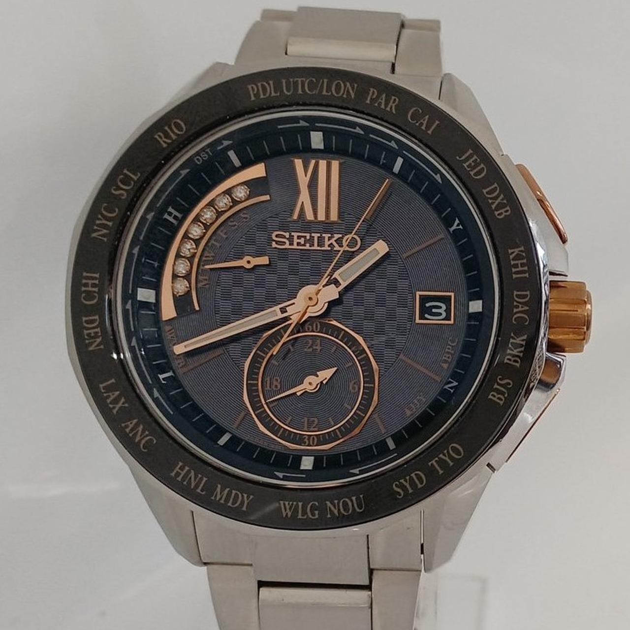SEIKO Brightz SAGA141 08B54-0AX0 Solar Radio-Controlled Watch