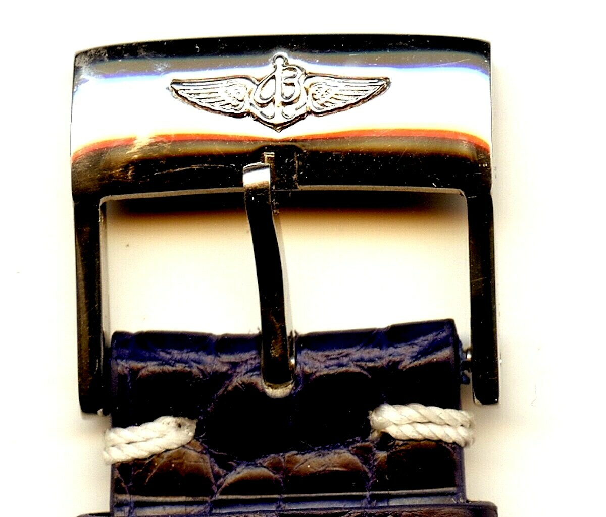 Genuine Alligator MB Strap for Gen. Breitling Buckles, Watches, and Chronographs