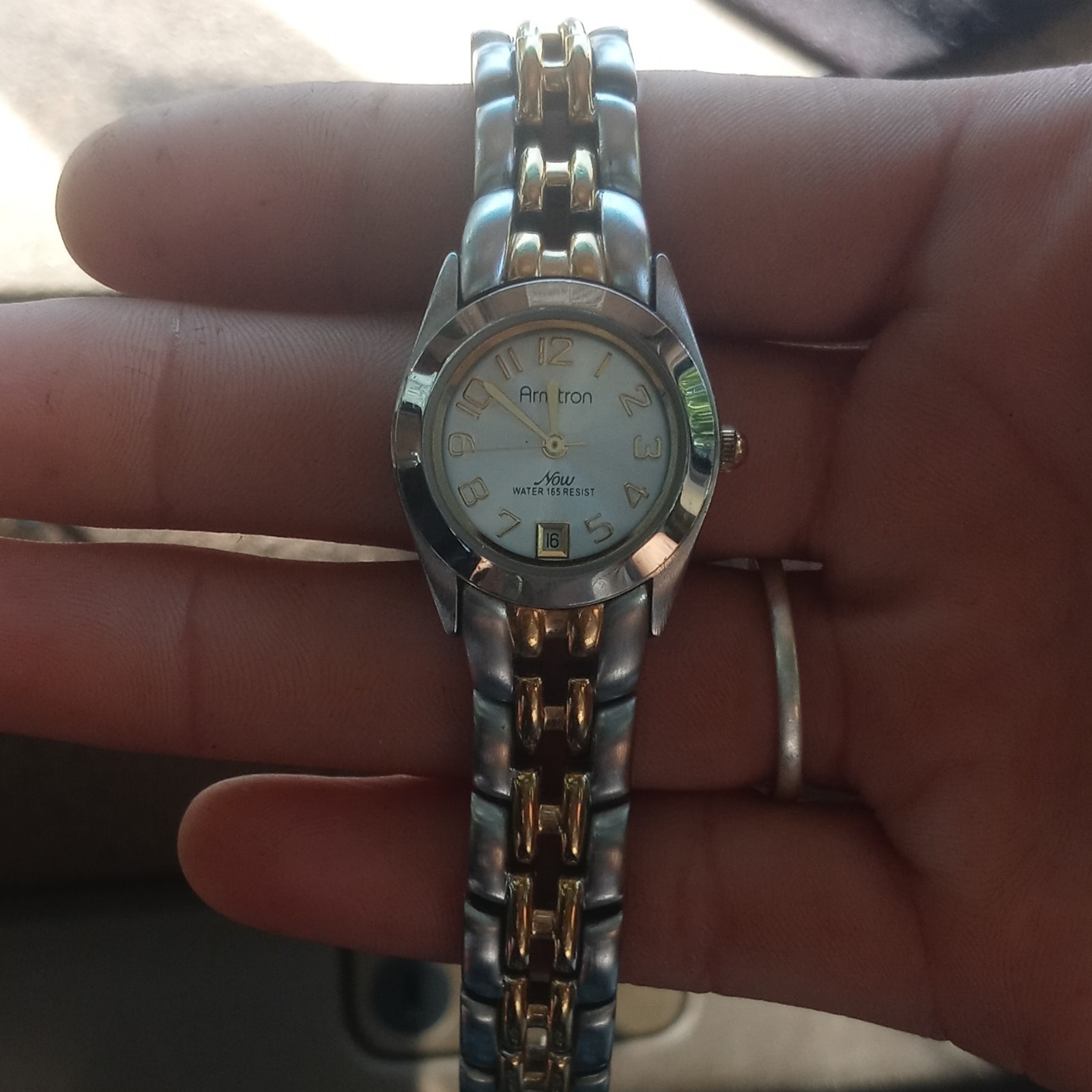 Armitron You Women’s Two-Tone Stainless Bracelet Quartz Date Watch 50m