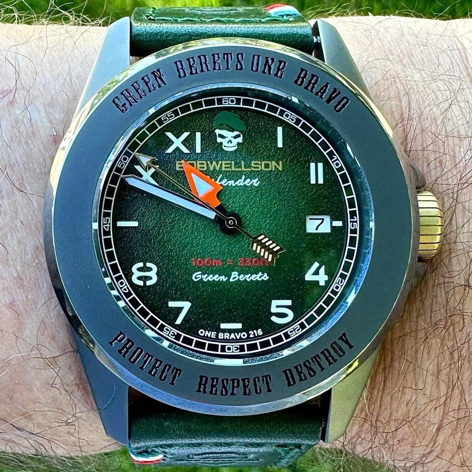 BobWellson Defender Green Berets One Bravo Limited Edition