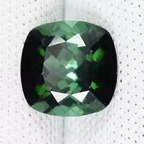 AAA 8.50 Ct Natural Vibrant Deep Green Sapphire Lankan Loose Cushion Gemstone