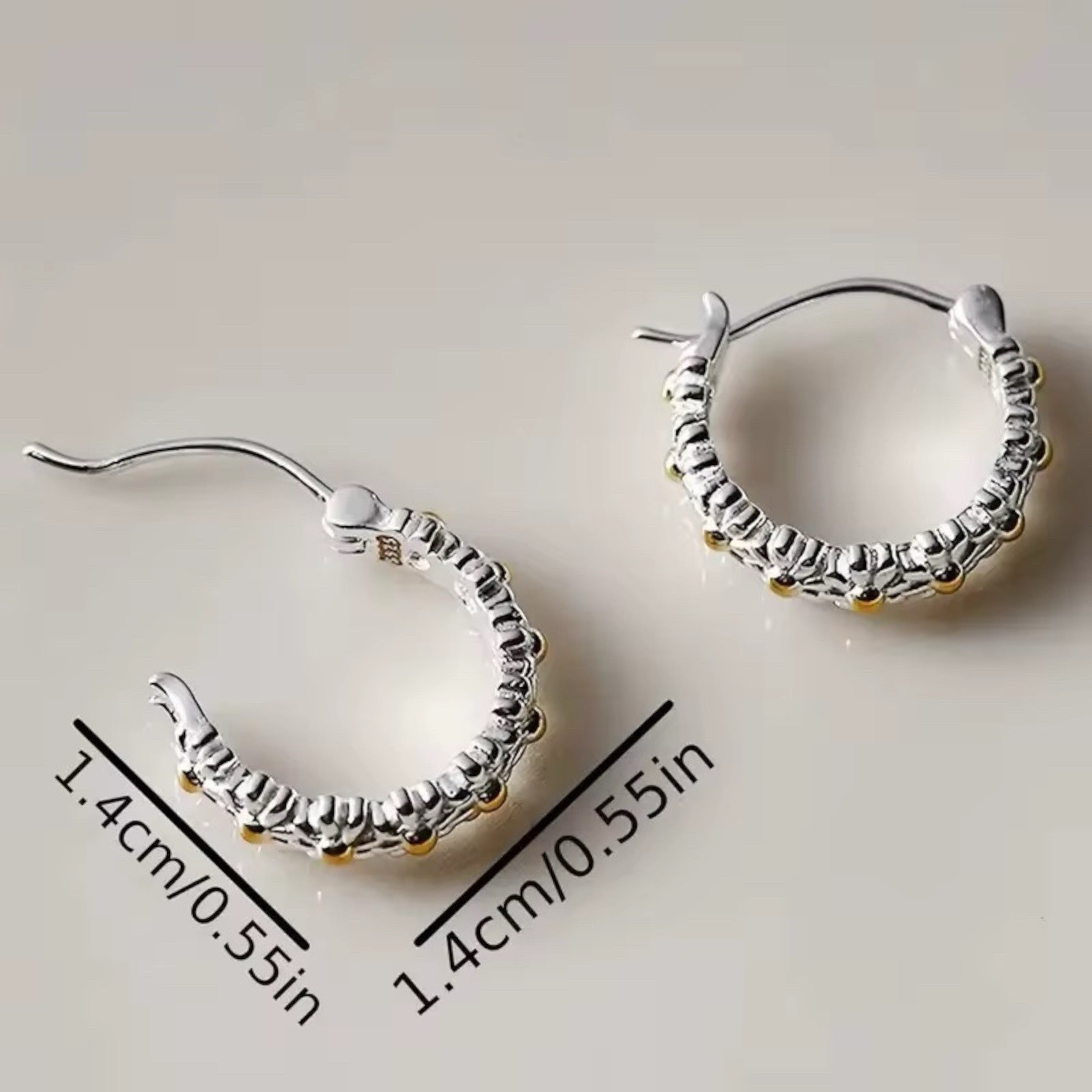 Stud Earrings Silver Plated Jewelry Cubic Zirconia A Pair/set Lab-Created A6