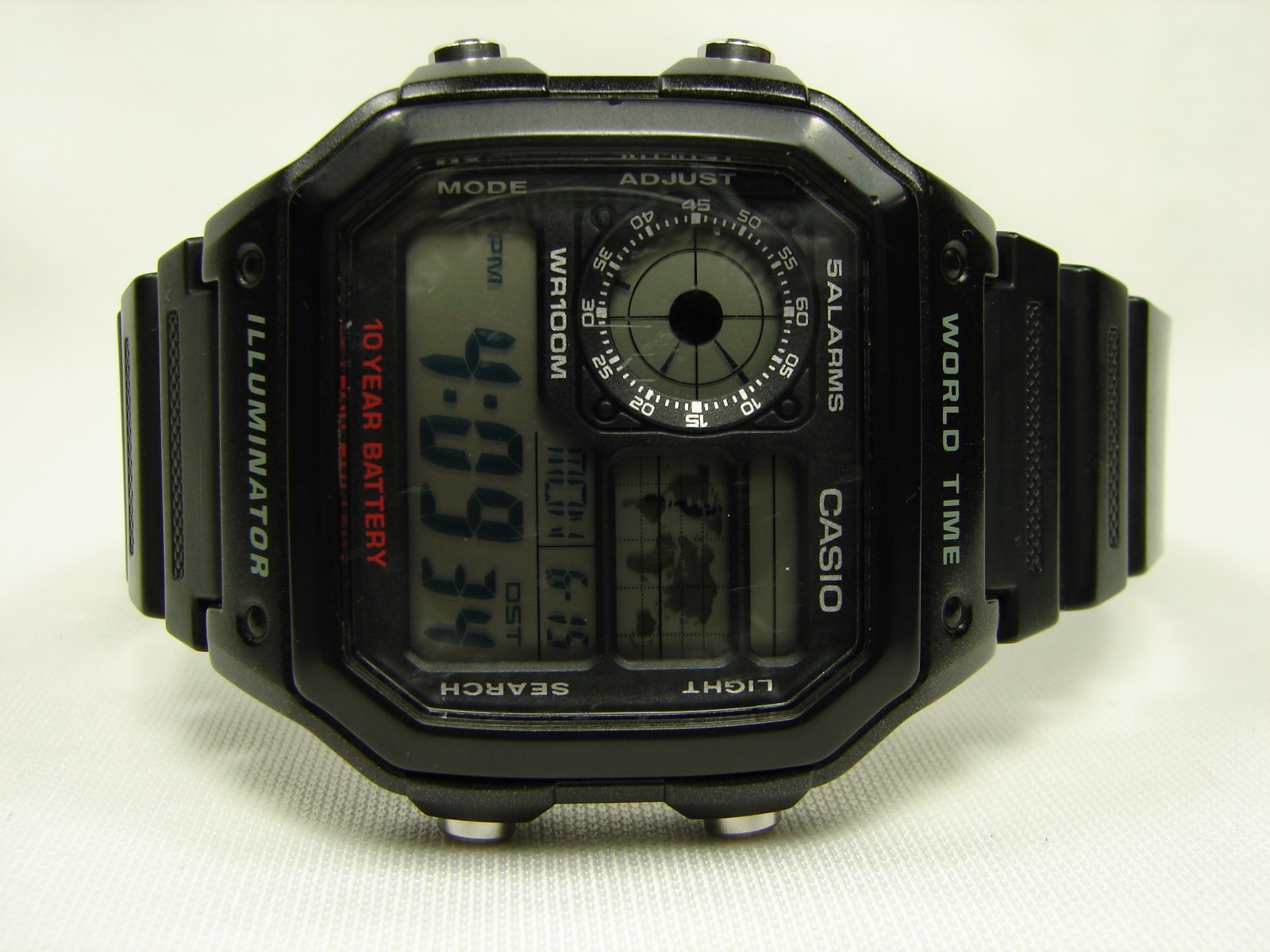 Mens CASIO Illuminator AE-1300WH & AE-1200WH Digital Watches Lot
