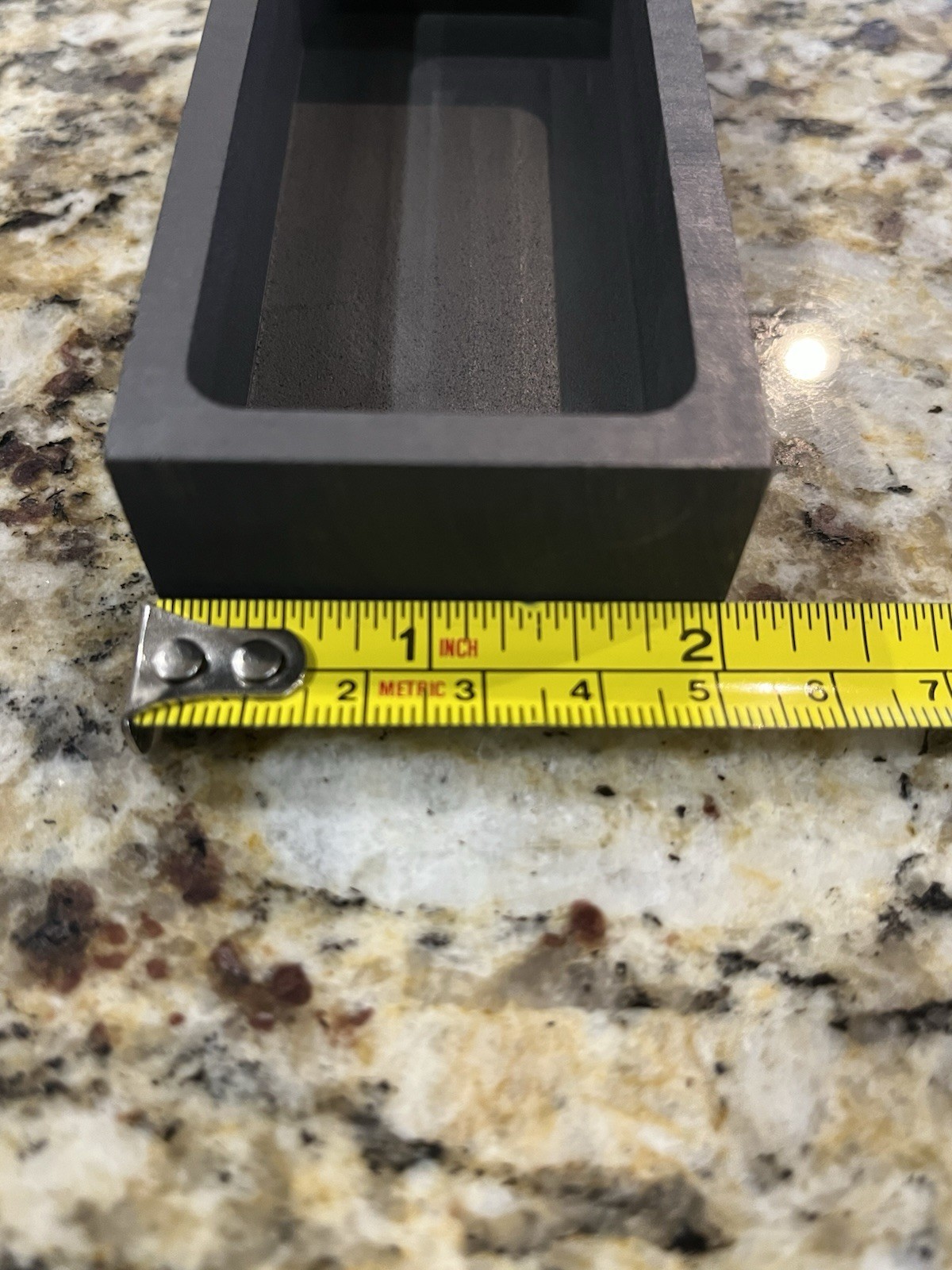 2-Pack 2.2lb Graphite Ingot Molds for Gold Silver Copper Aluminum Brass