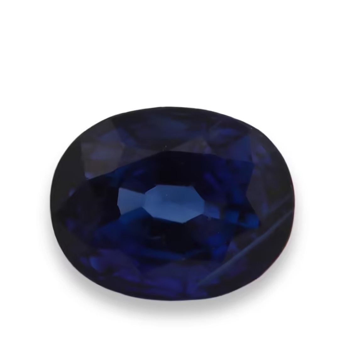 Real 1.83ct No Heat Natural Ceylon Blue Sapphire Oval Sri Lanka