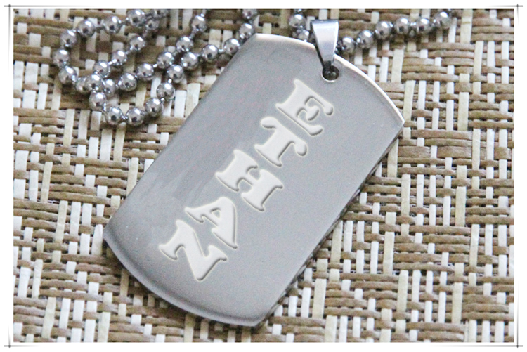 Custom Engraved Stainless Steel Personalized Dog Tag Necklace Free Engraving