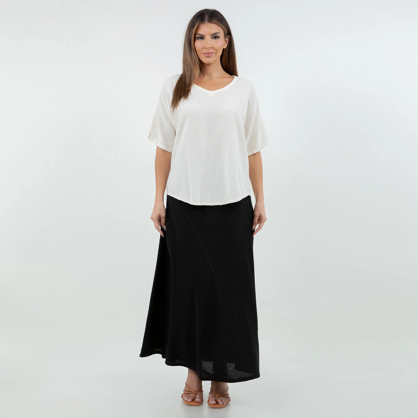 Ally – Your “Go To” resort style Skirt 100% Cotton Gauze