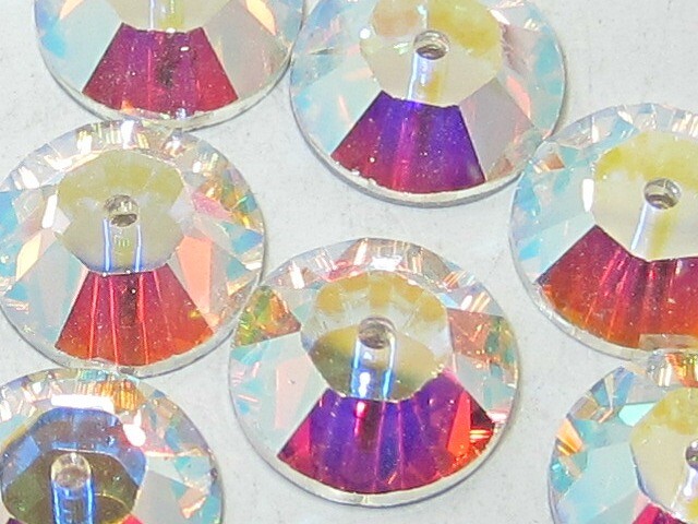 1gr. 12ss(3mm) CRYSTAL AB SEW ON European Rhinestone