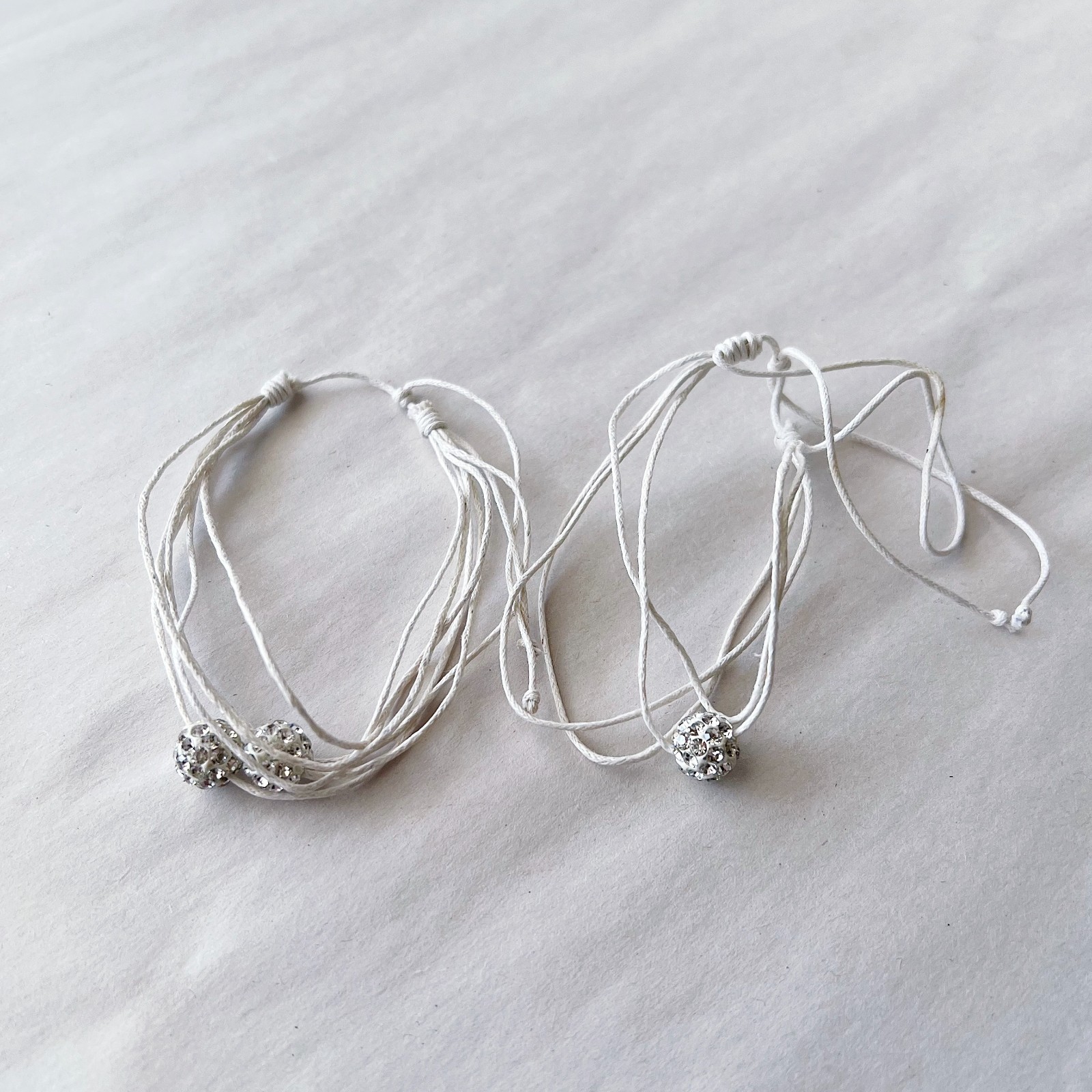 String Bracelets – YOU PICK: Red, Pink, Orange, Black, White, Green, Blue
