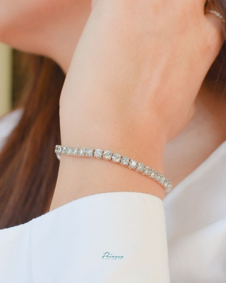 9CT Round Cut Lab Created Diamond Women’s Tennis Bracelet 14K Gold Plated 7″ In