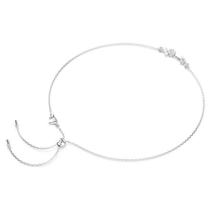Swarovski Constella Necklaces Mixed cut, white, rhodium plated