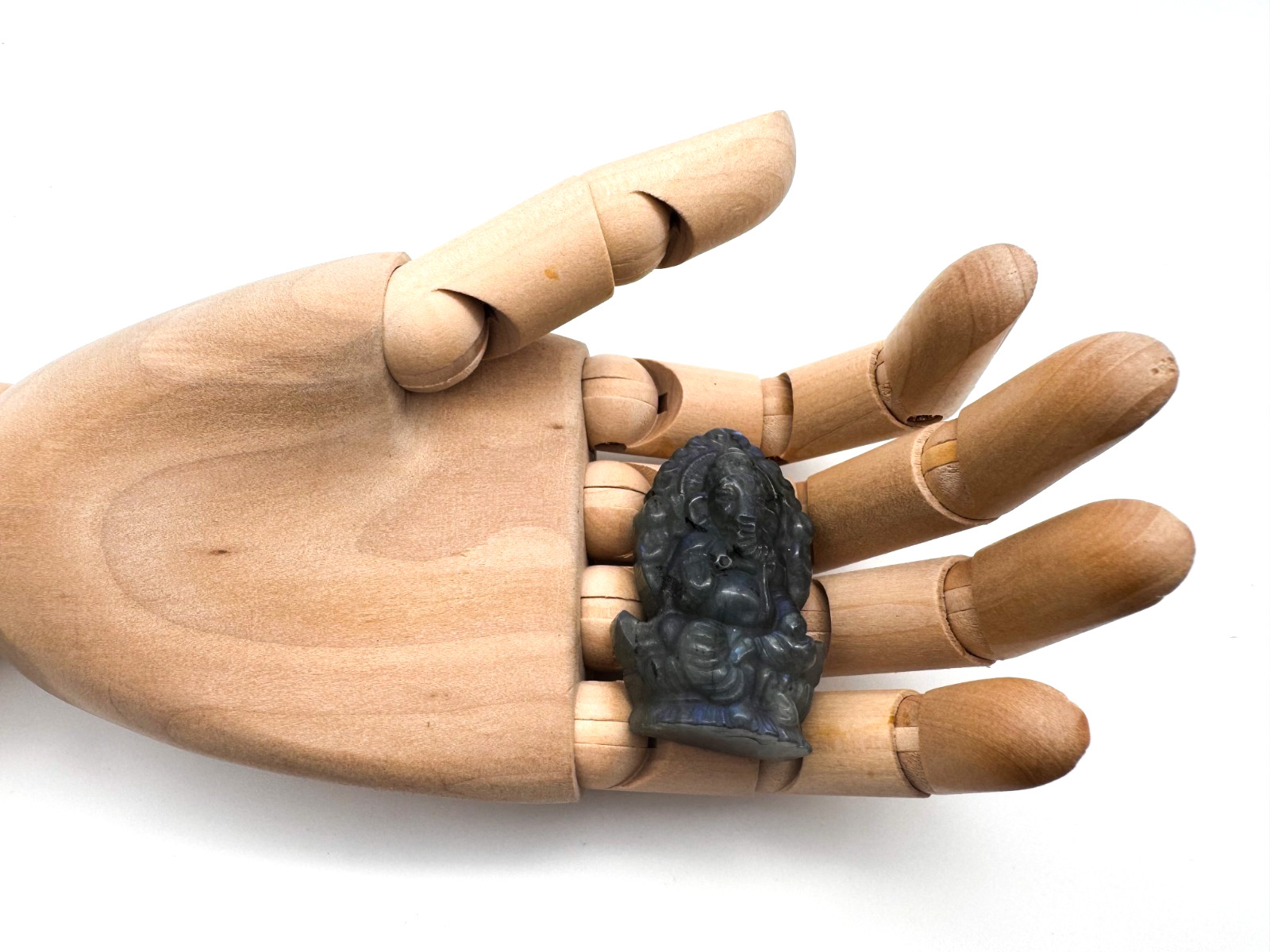 Natural Labradorite Carved Flashy Labradorite Necklace Pendant for Jewelry PG199