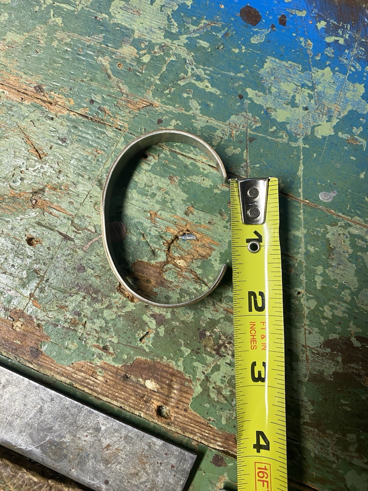 12K Gold Filled Sterling Silver Cuff Becenti Jr BCT Native American Story Teller