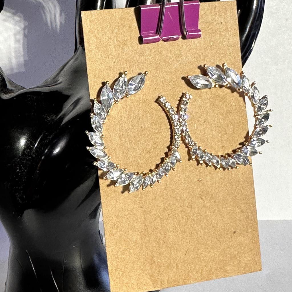 CRZ Circle Hoop Earrings – secure post RS5/47-48