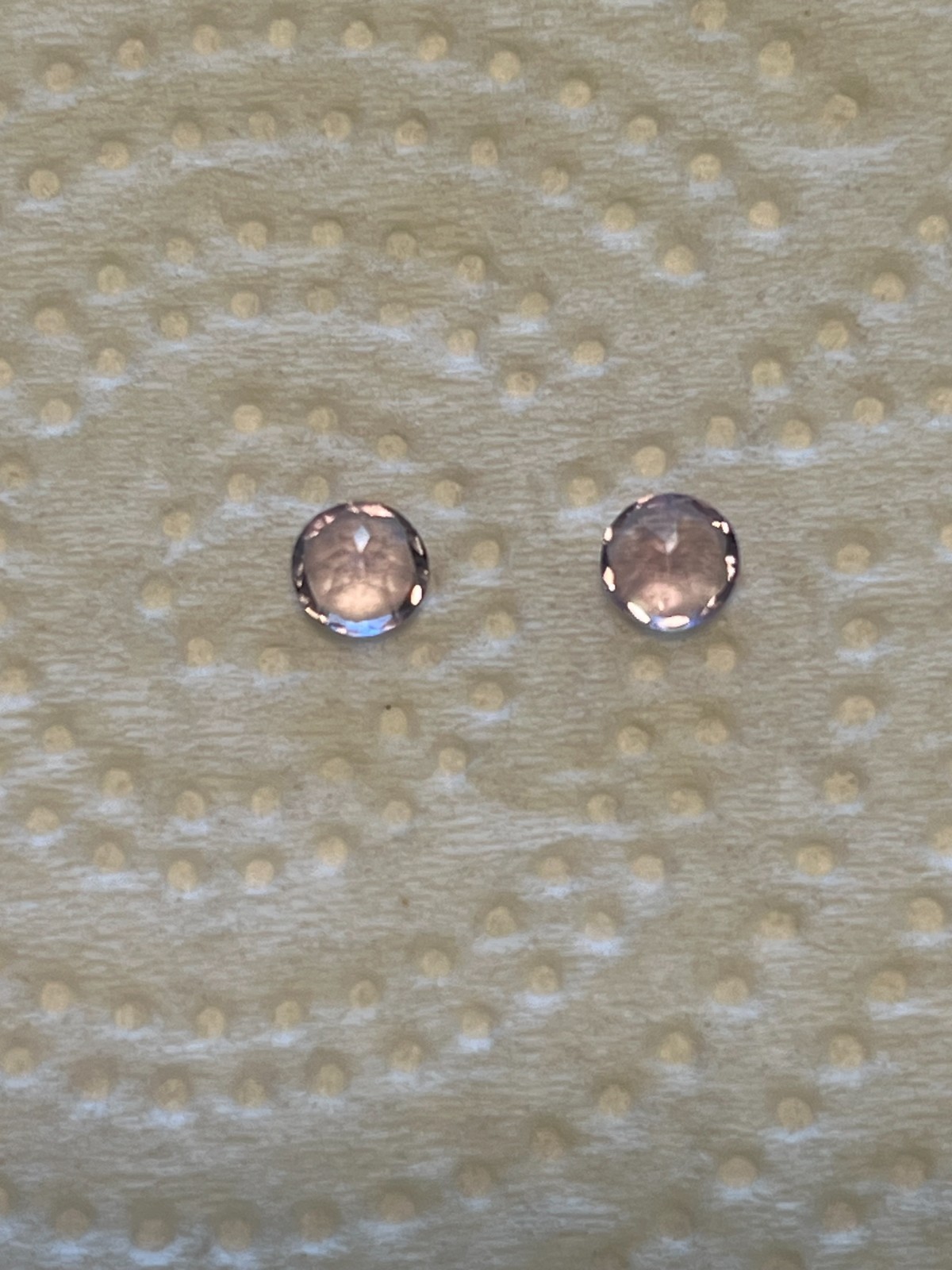 Two Natural 5mm round Amethyst-Not heat treated or enhanced