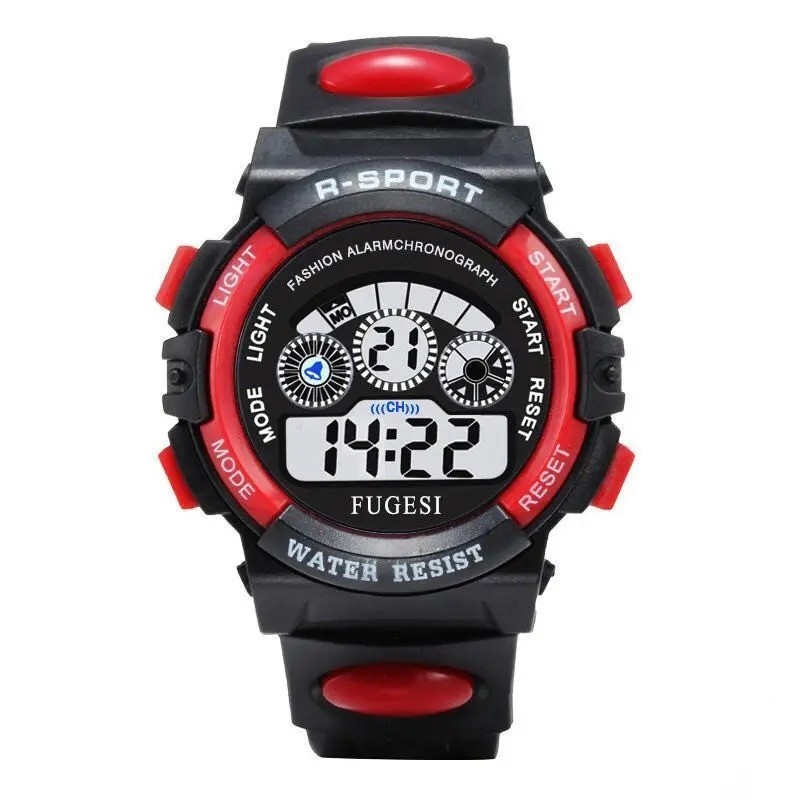 Electronic Watch Kids Digital Waterproof Children Boys Girls Sports LED Watches