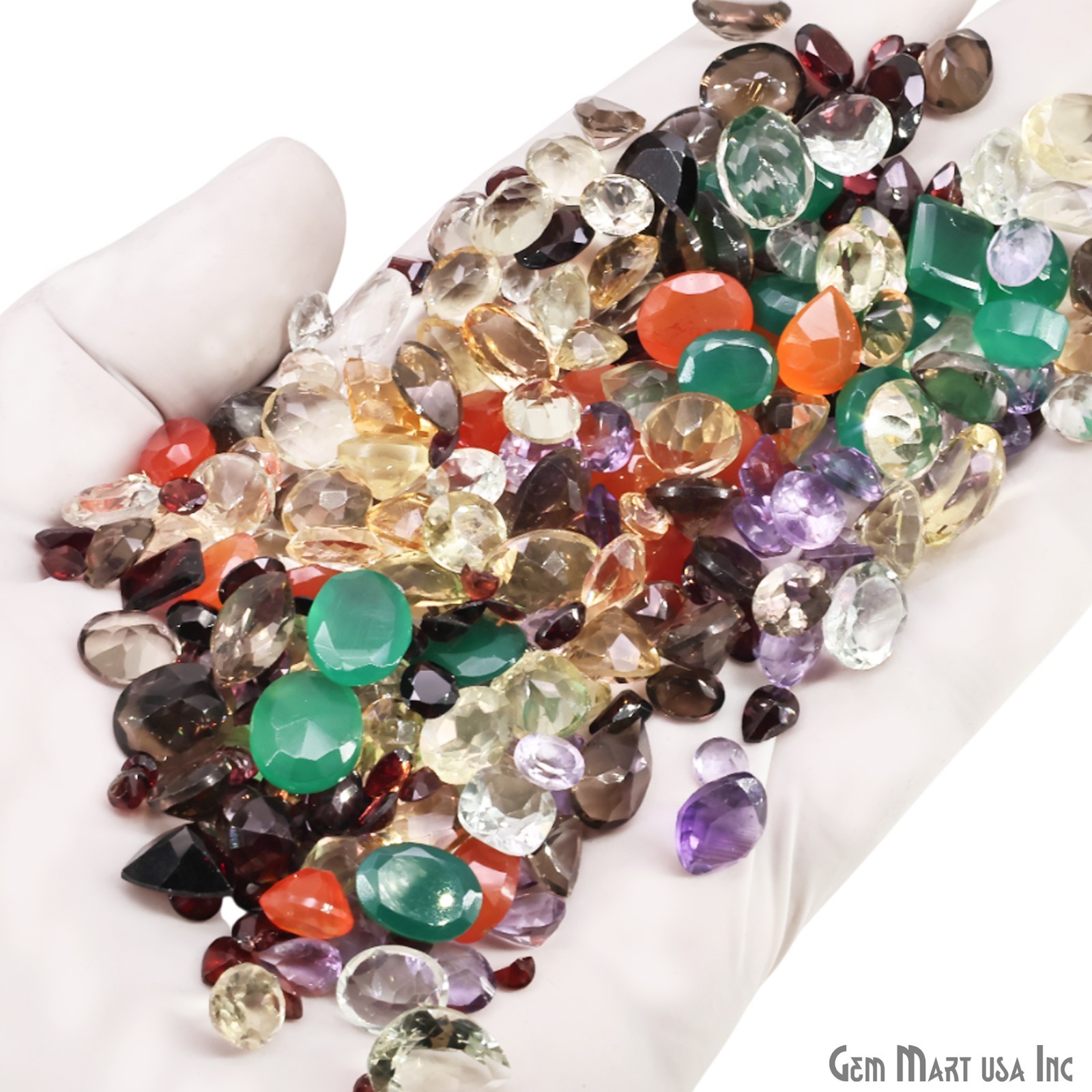 AAA Mixed Gems Semi Precious Loose Natural Gemstones Lots Faceted Cut 0.50-5 ct