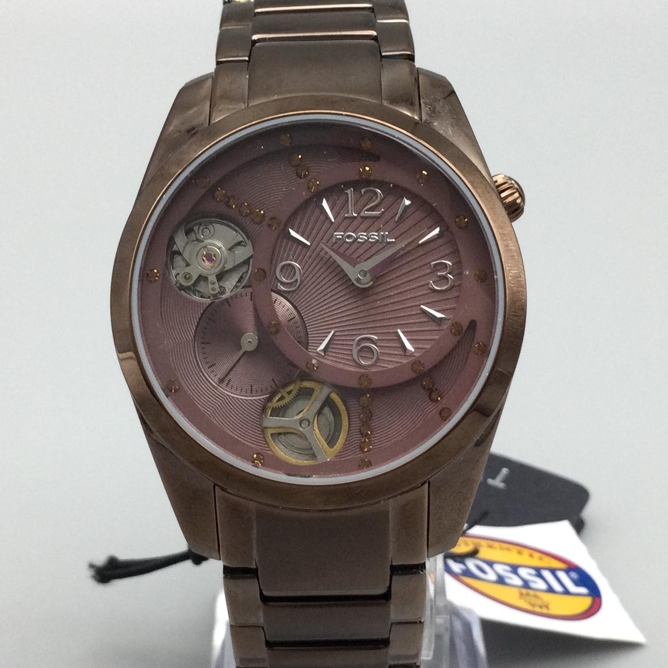 Fossil Twist Automatic Womens Watch 35mm Skeleton Dial ME-1024 with Tag 7.25″