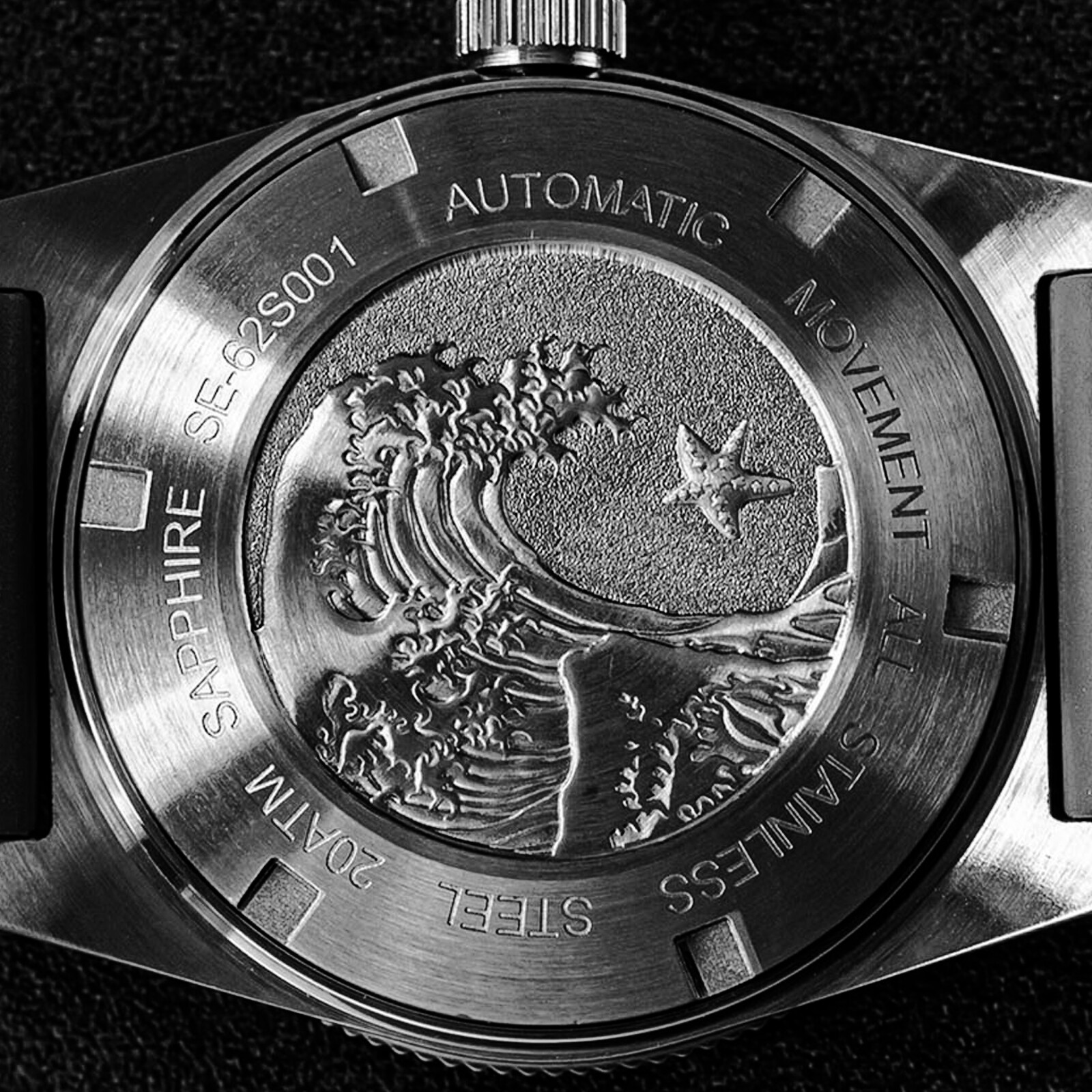 Seestern 62MAS 20ATM Genuine Ceramic NEW LUME Bezel 200m DIVER’S Watch 62MASSLS