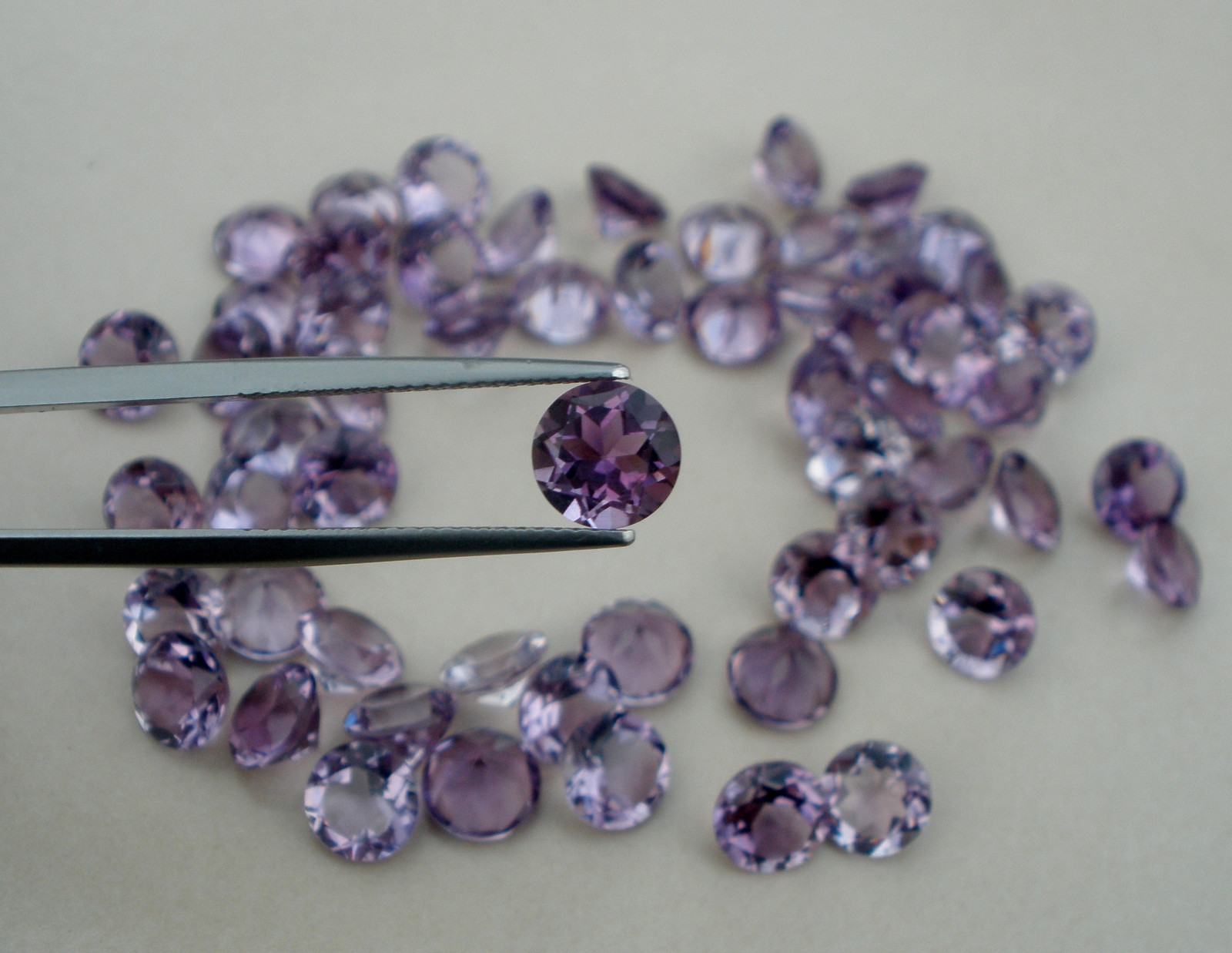 Amethyst Round Loose Faceted Natural Gem 7mm